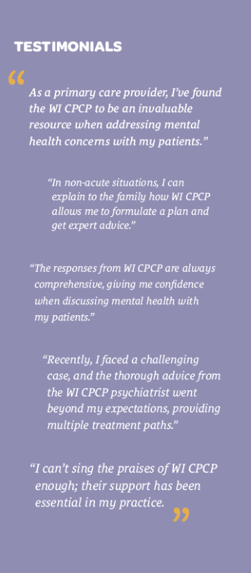 Why WI CPCP Testimonials panel